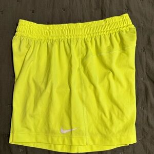 Neon Nike Dri-fit shorts